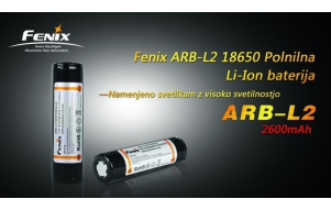 Slika izdelka: 3 x Fenix 18650 akumulator